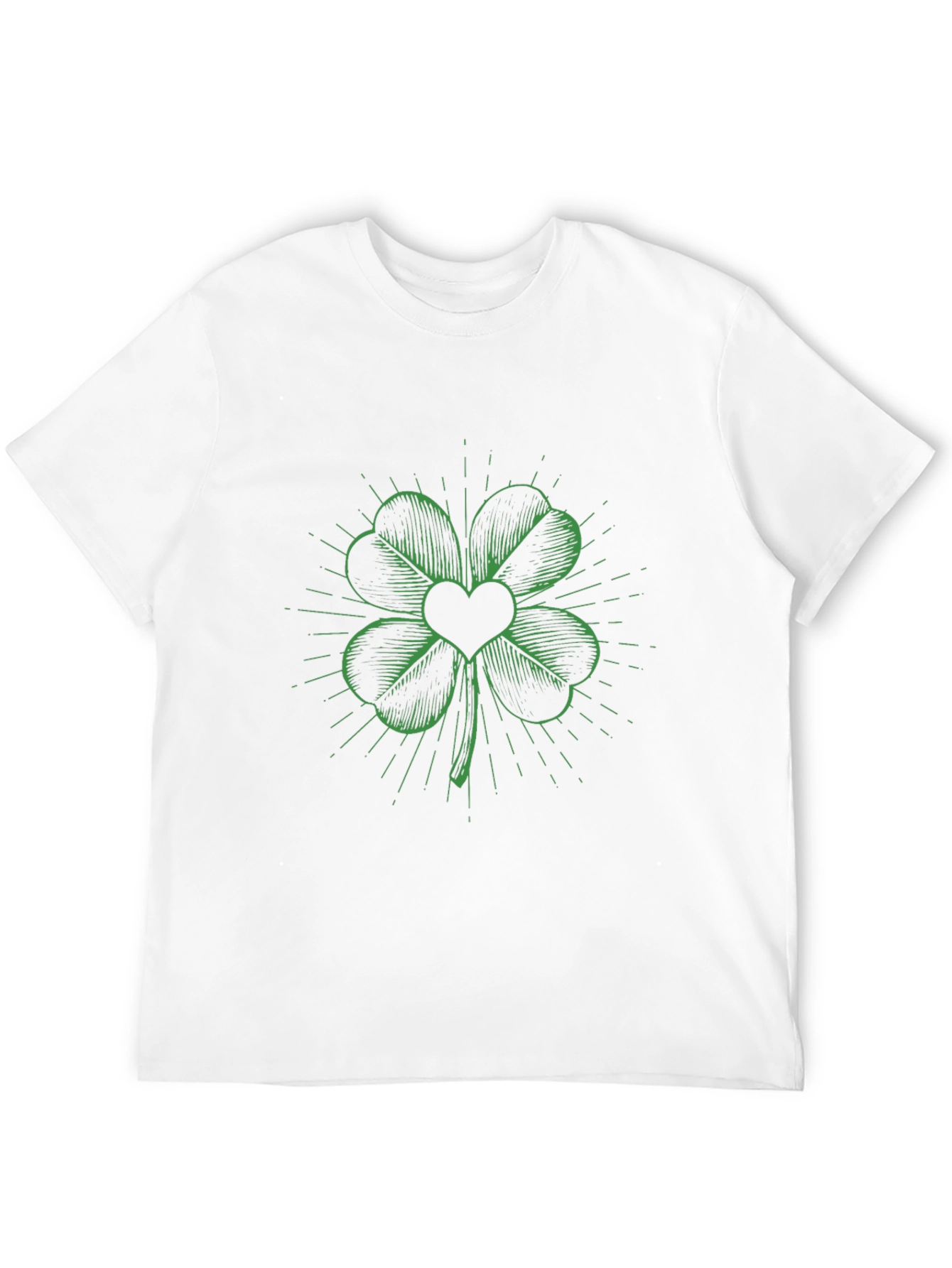 Lucky Clover Heart Graphic Tee
