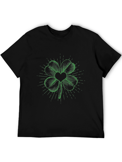 Lucky Clover Heart Graphic Tee