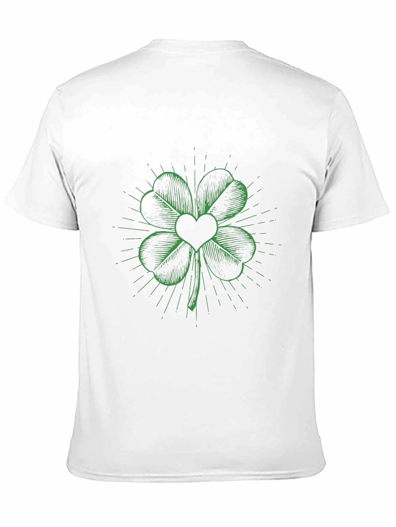 Lucky Clover Heart Graphic Tee