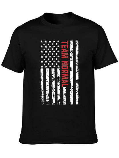 Team Normal American Flag Graphic Tee