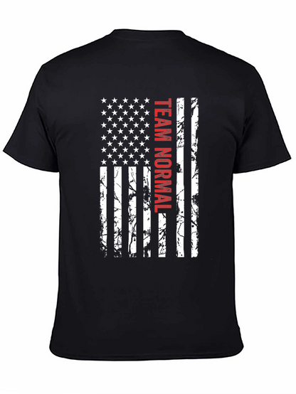 Team Normal American Flag Graphic Tee