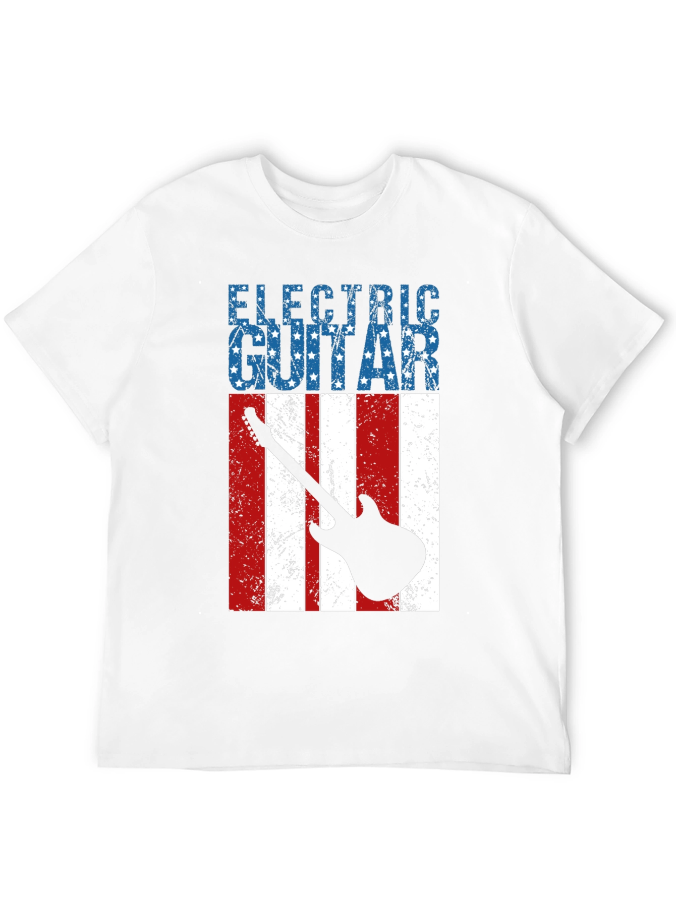 Electric Guitar American Flag T-Shirt