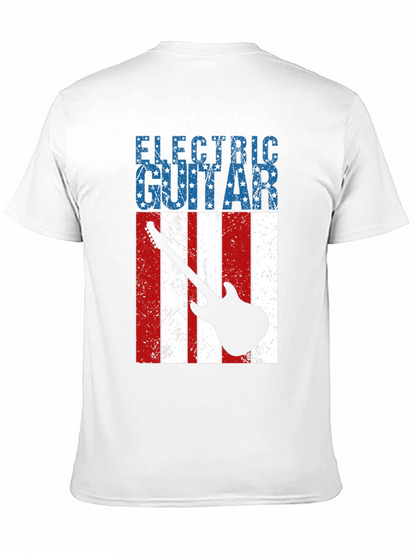Electric Guitar American Flag T-Shirt