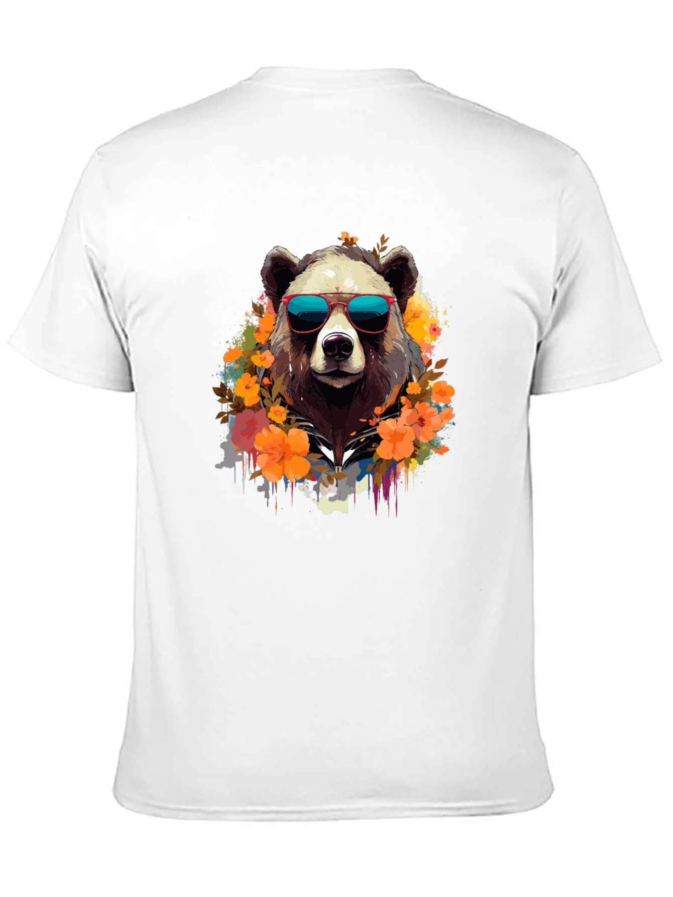 Cool Bear Graphic Tee - Stylish Animal Print T-Shirt