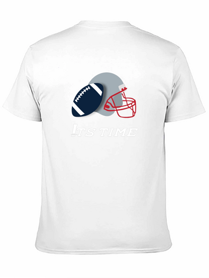 Its Time Football Graphic Tee - Black