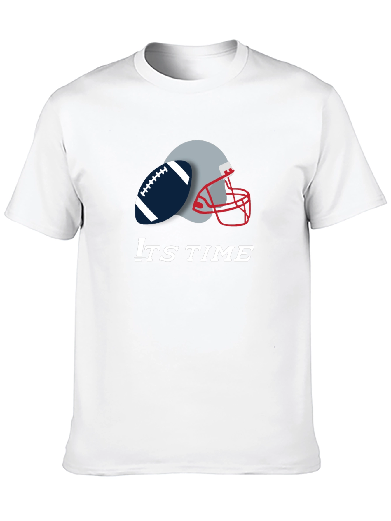 Its Time Football Graphic Tee - Black