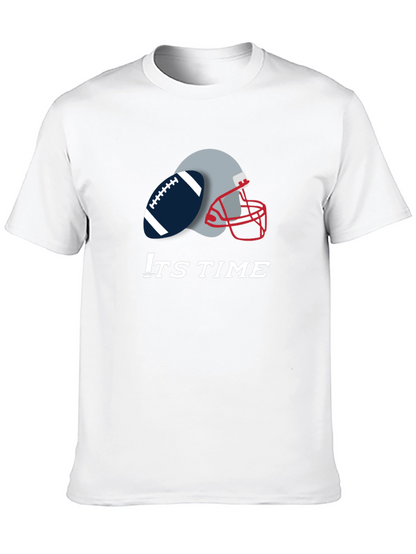 Its Time Football Graphic Tee - Black