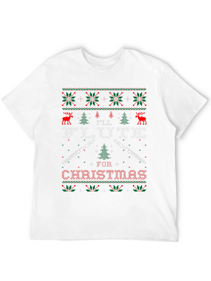 Flute Ugly Christmas Sweater T-Shirt