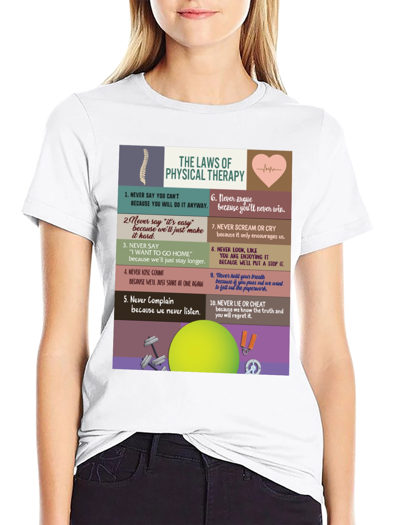 Physical Therapy Law T-Shirt - Funny Therapist Tee