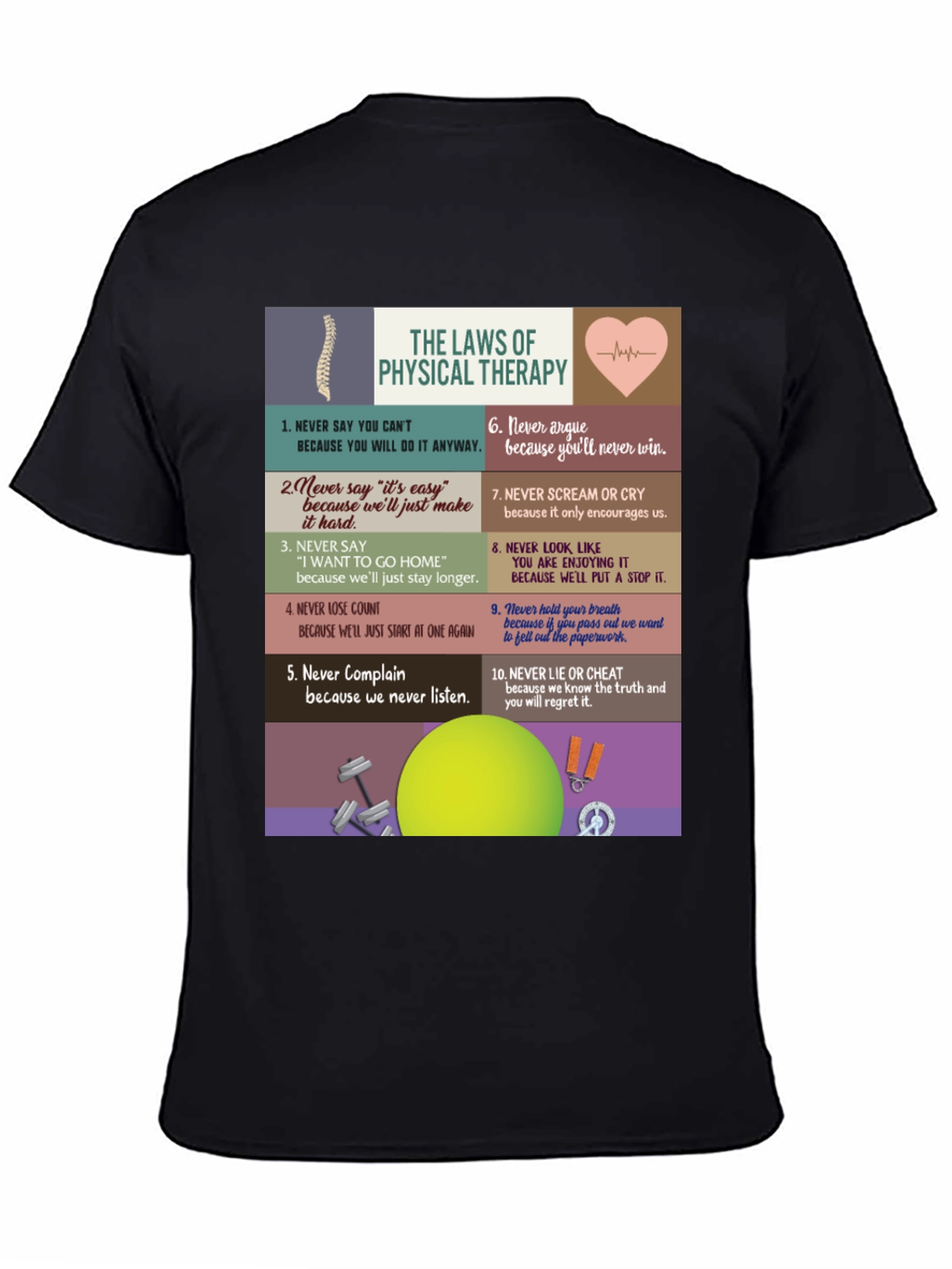 Physical Therapy Law T-Shirt - Funny Therapist Tee