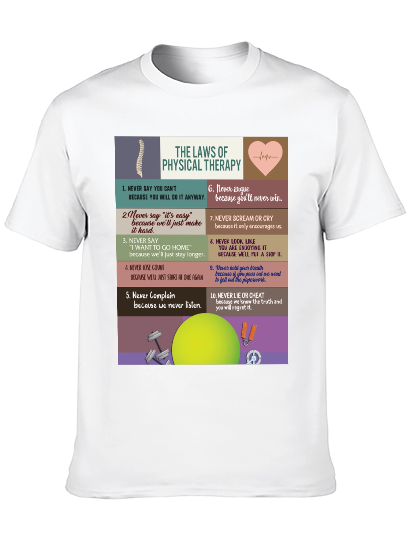 Physical Therapy Law T-Shirt - Funny Therapist Tee