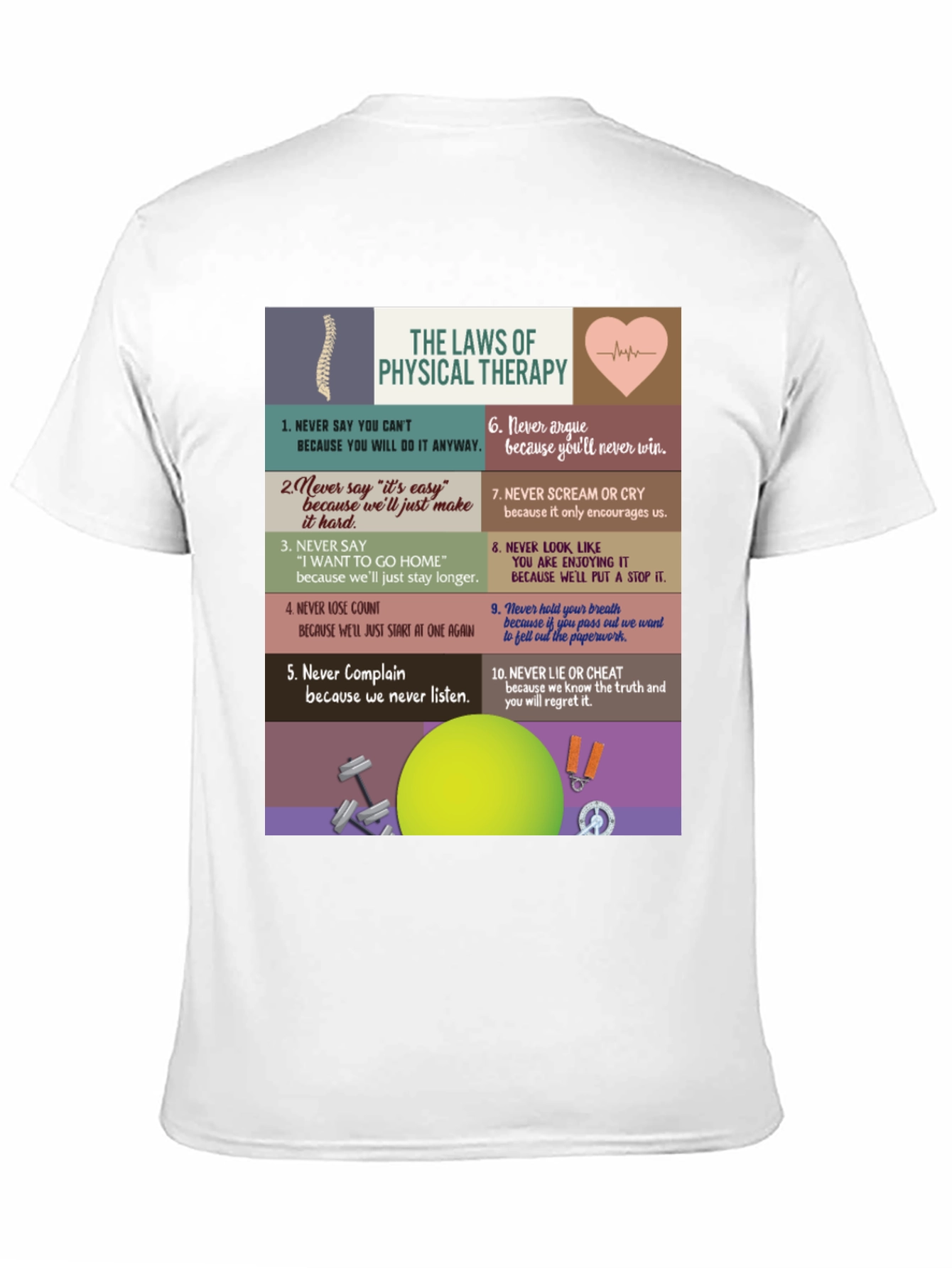 Physical Therapy Law T-Shirt - Funny Therapist Tee