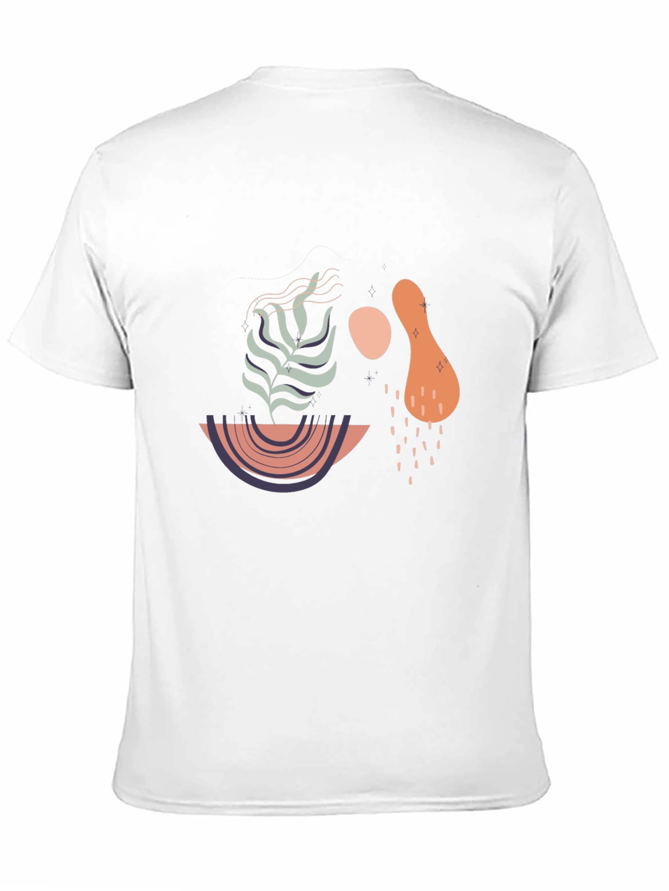 Abstract Graphic Print T-Shirt - Modern Art Tee