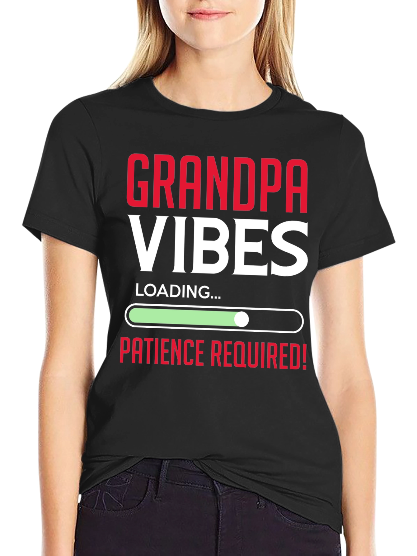 Grandpa Vibes Loading Graphic T-Shirt