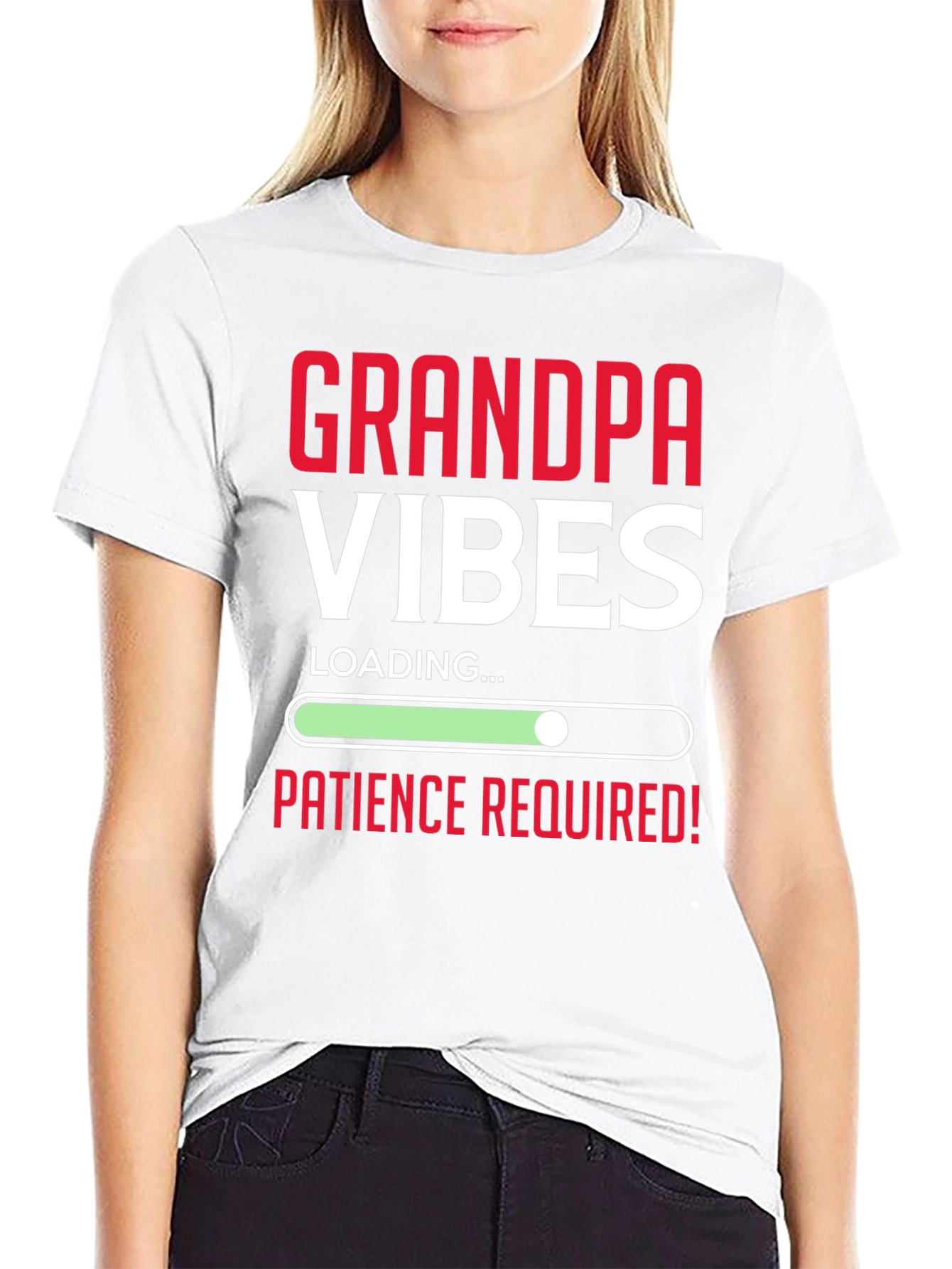 Grandpa Vibes Loading Graphic T-Shirt