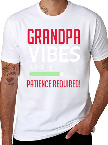 Grandpa Vibes Loading Graphic T-Shirt