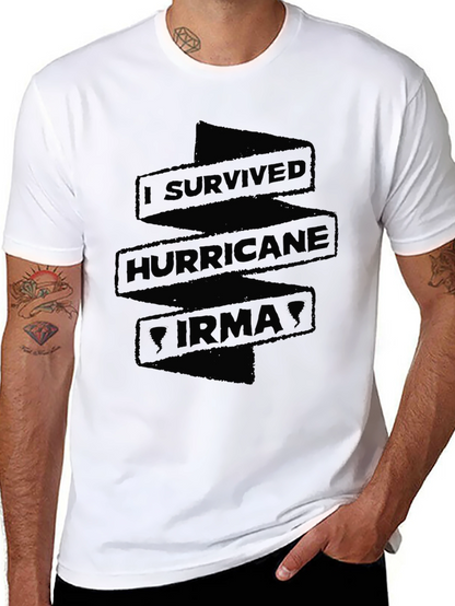 I Survived Hurricane Irma Black T-Shirt