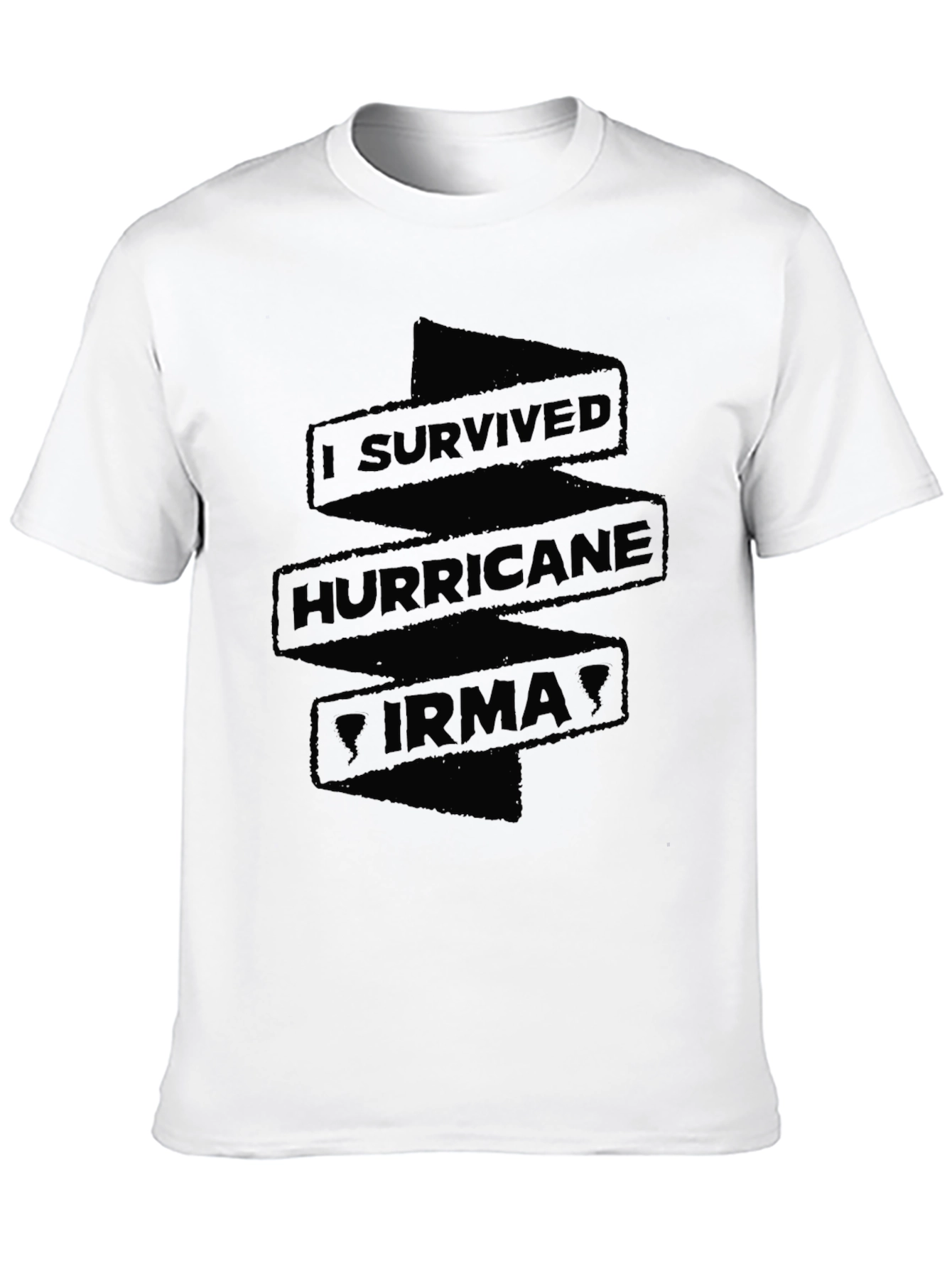 I Survived Hurricane Irma Black T-Shirt