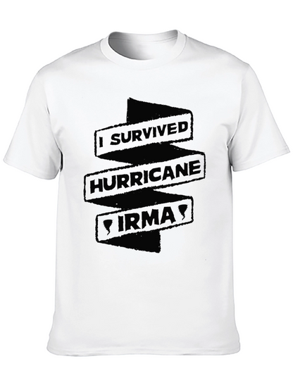I Survived Hurricane Irma Black T-Shirt