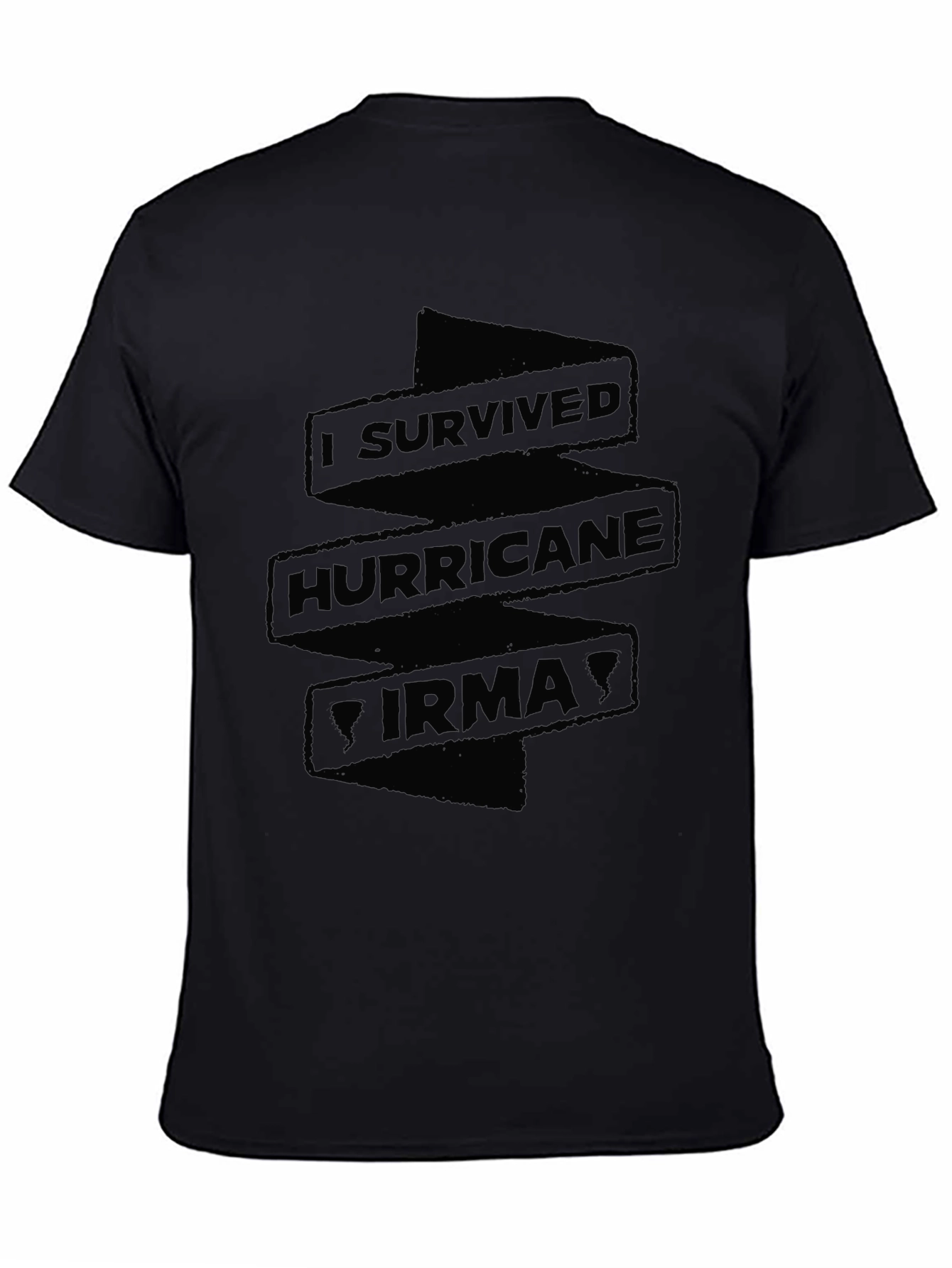 I Survived Hurricane Irma Black T-Shirt