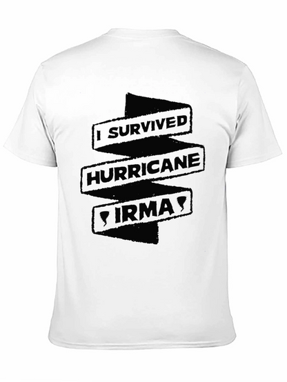 I Survived Hurricane Irma Black T-Shirt