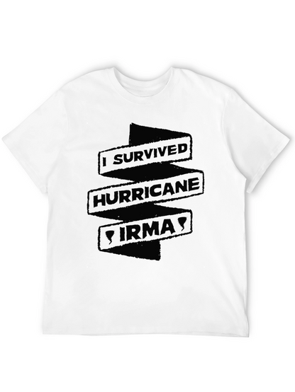 I Survived Hurricane Irma Black T-Shirt