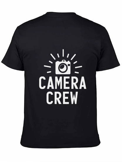 Camera Crew T-Shirt - Black Graphic Tee