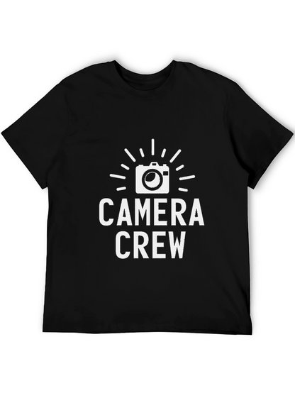 Camera Crew T-Shirt - Black Graphic Tee
