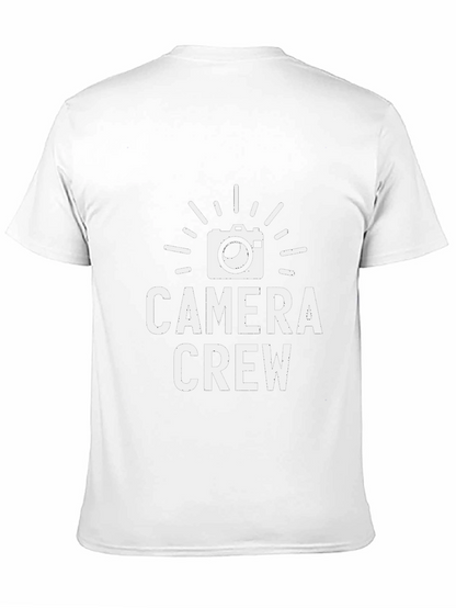 Camera Crew T-Shirt - Black Graphic Tee