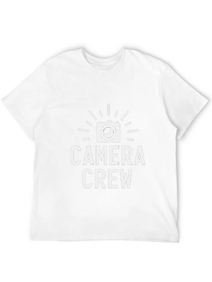 Camera Crew T-Shirt - Black Graphic Tee