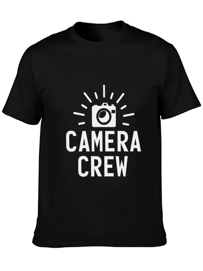 Camera Crew T-Shirt - Black Graphic Tee