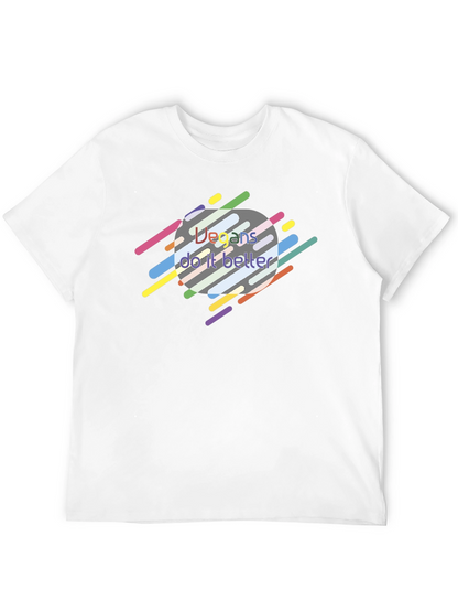 Vegans Do It Better Black Graphic Tee