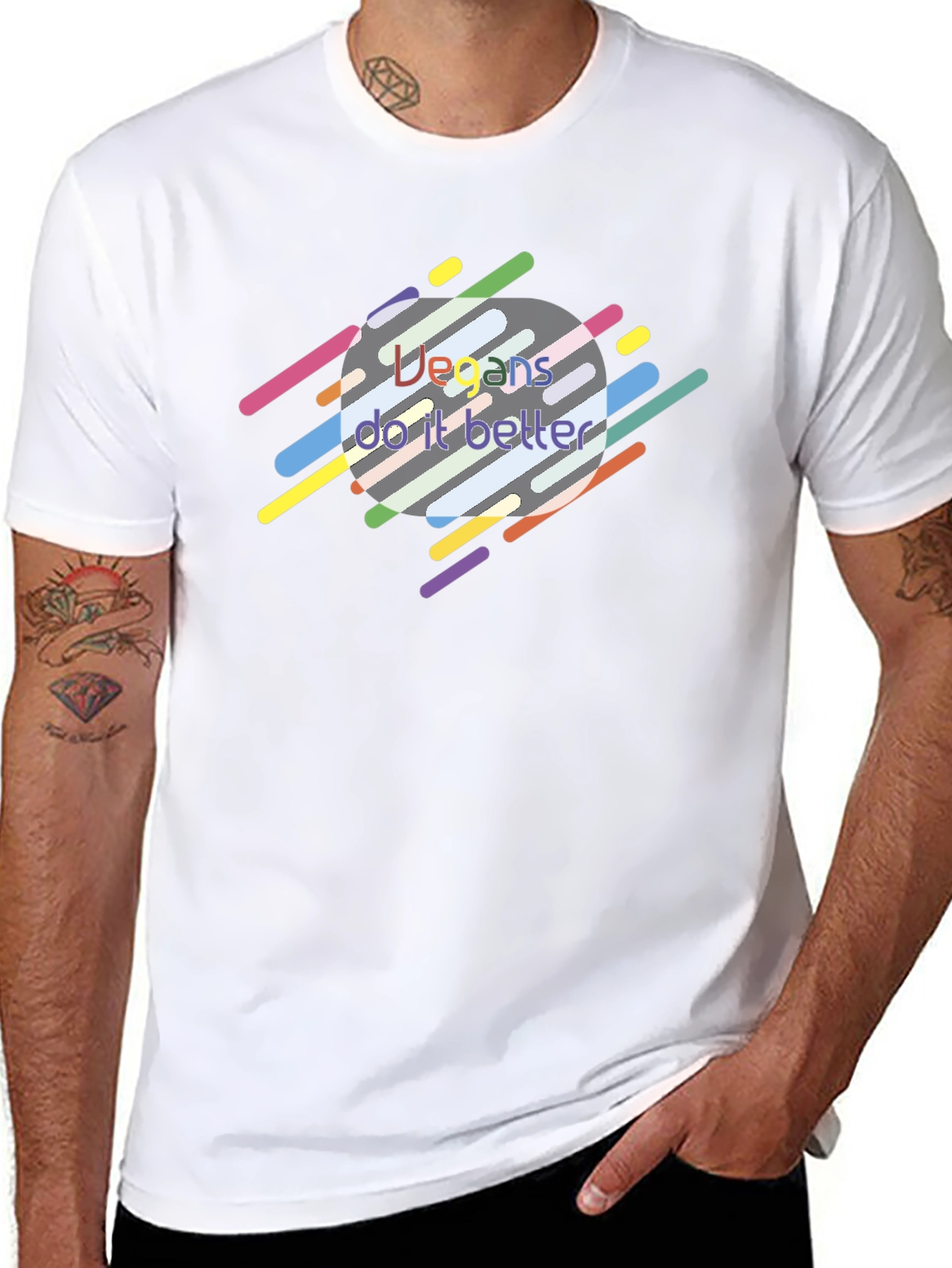 Vegans Do It Better Black Graphic Tee