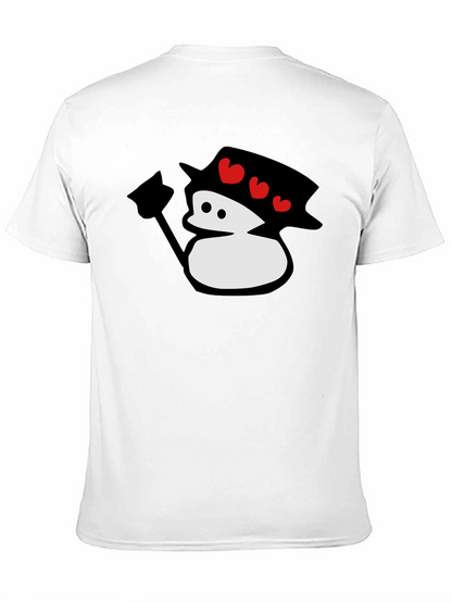 Cute Cartoon Snowman T-Shirt