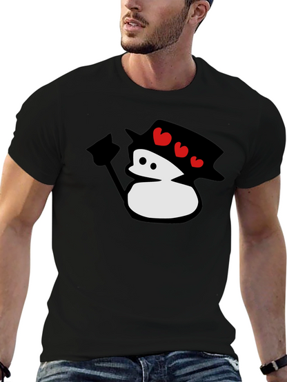 Cute Cartoon Snowman T-Shirt