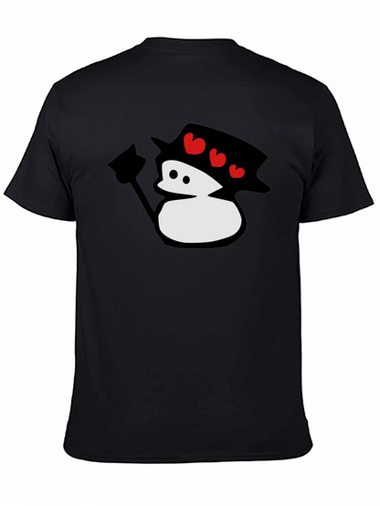 Cute Cartoon Snowman T-Shirt