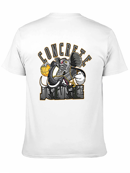 Concrete Jungle Elephant Sneaker Black T-Shirt