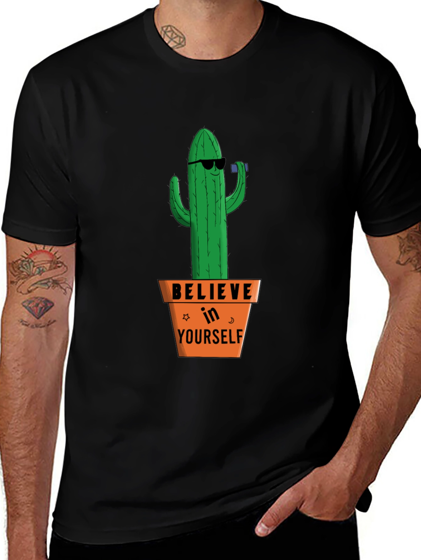 Believe in Yourself Cactus T-Shirt