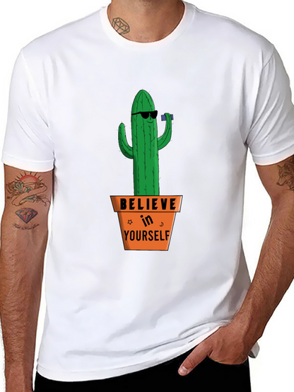 Believe in Yourself Cactus T-Shirt