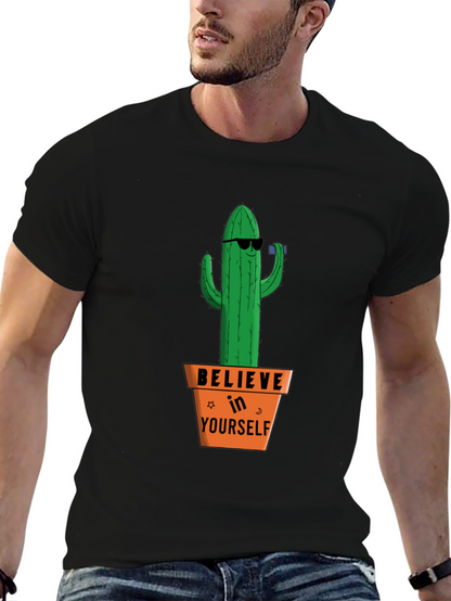 Believe in Yourself Cactus T-Shirt