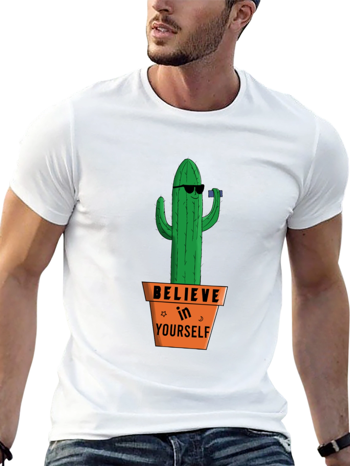 Believe in Yourself Cactus T-Shirt