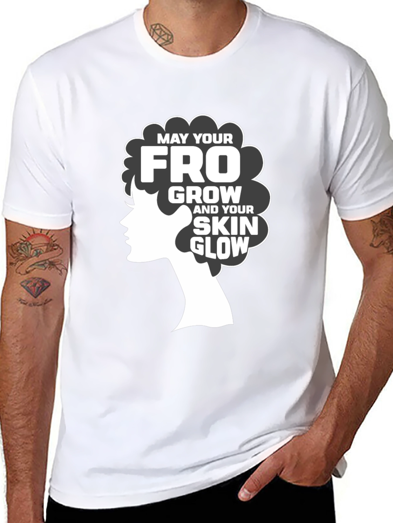 Fro Grow Skin Glow Graphic Tee