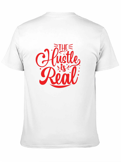 The Hustle is Real Black Graphic Tee