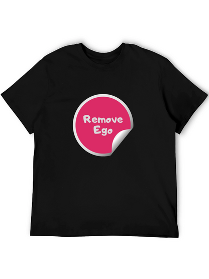 Remove Ego Black Tee - Awareness & Style