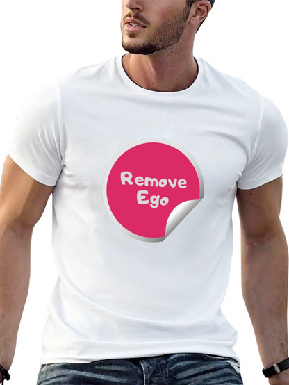 Remove Ego Black Tee - Awareness & Style