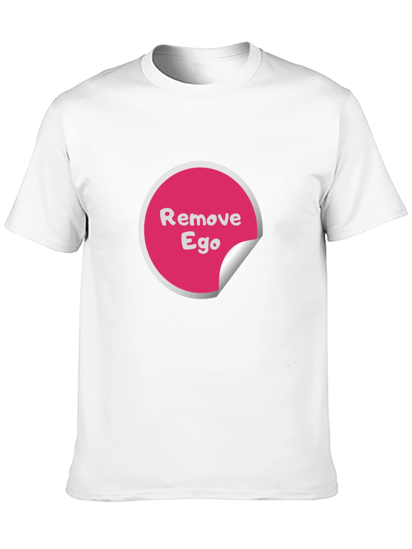 Remove Ego Black Tee - Awareness & Style