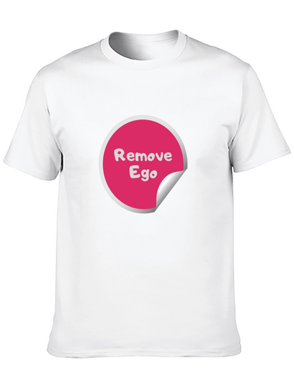 Remove Ego Black Tee - Awareness & Style