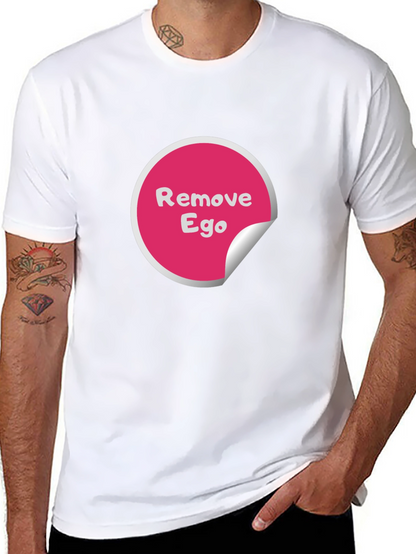 Remove Ego Black Tee - Awareness & Style