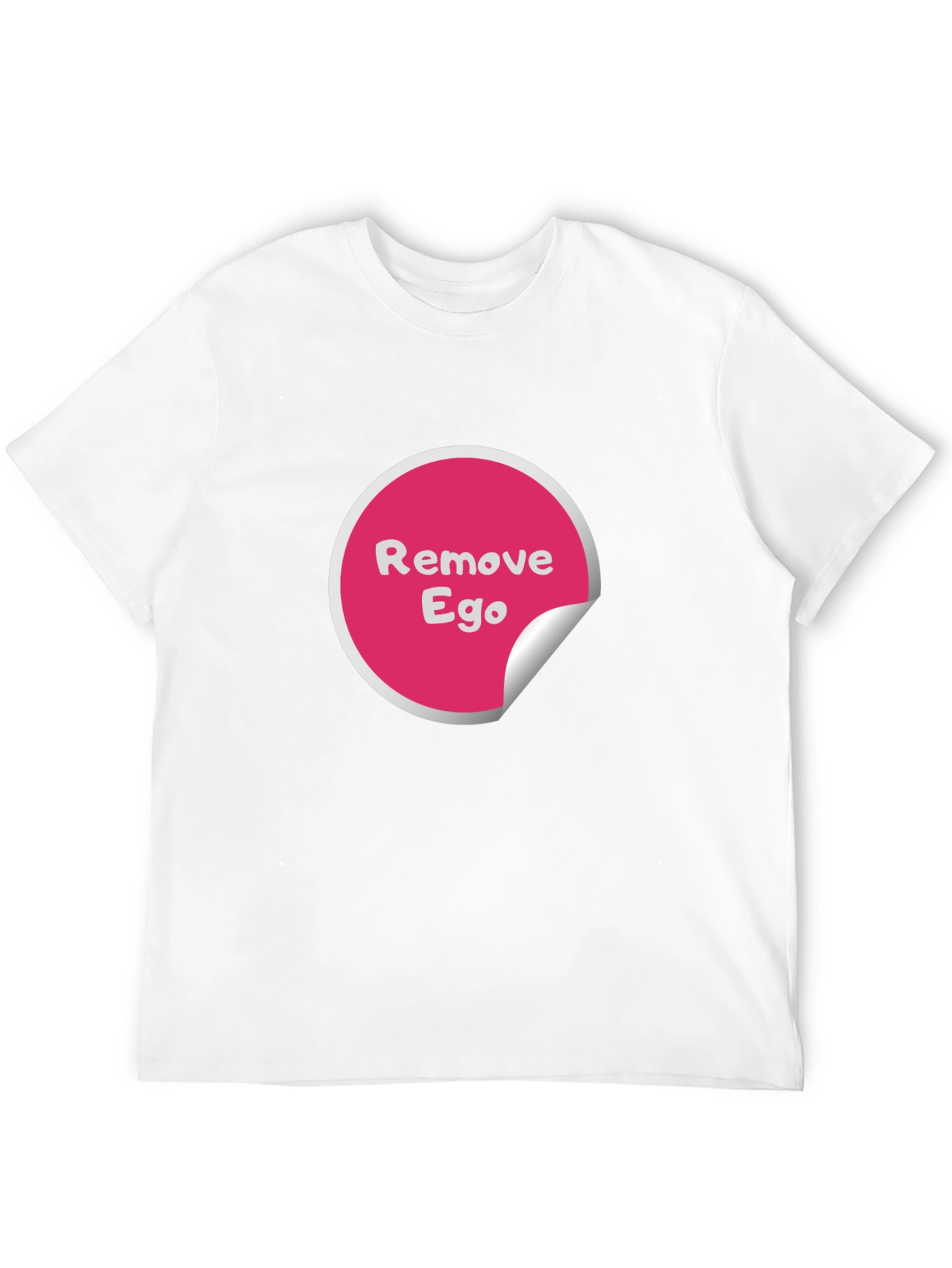 Remove Ego Black Tee - Awareness & Style