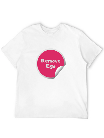 Remove Ego Black Tee - Awareness & Style